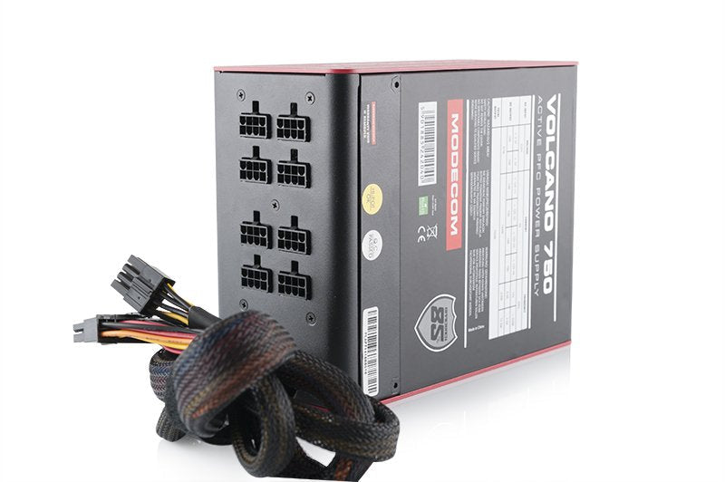 EAN 5901885242040 - Modecom Volcano unidad de fuente de alimentación 750 W 20+4 pin ATX ATX Negro, Rojo imagen 9
