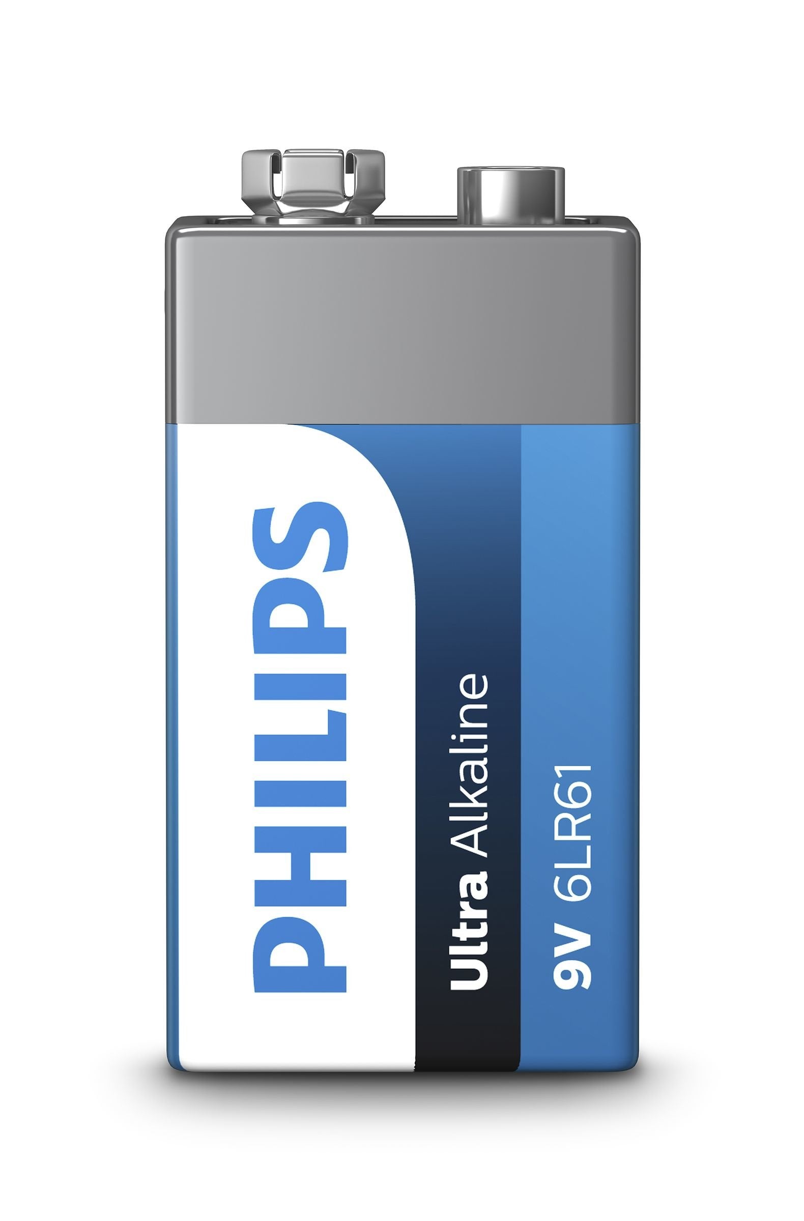 Pila Alcalina Philips 6lr61e1b 10 9v