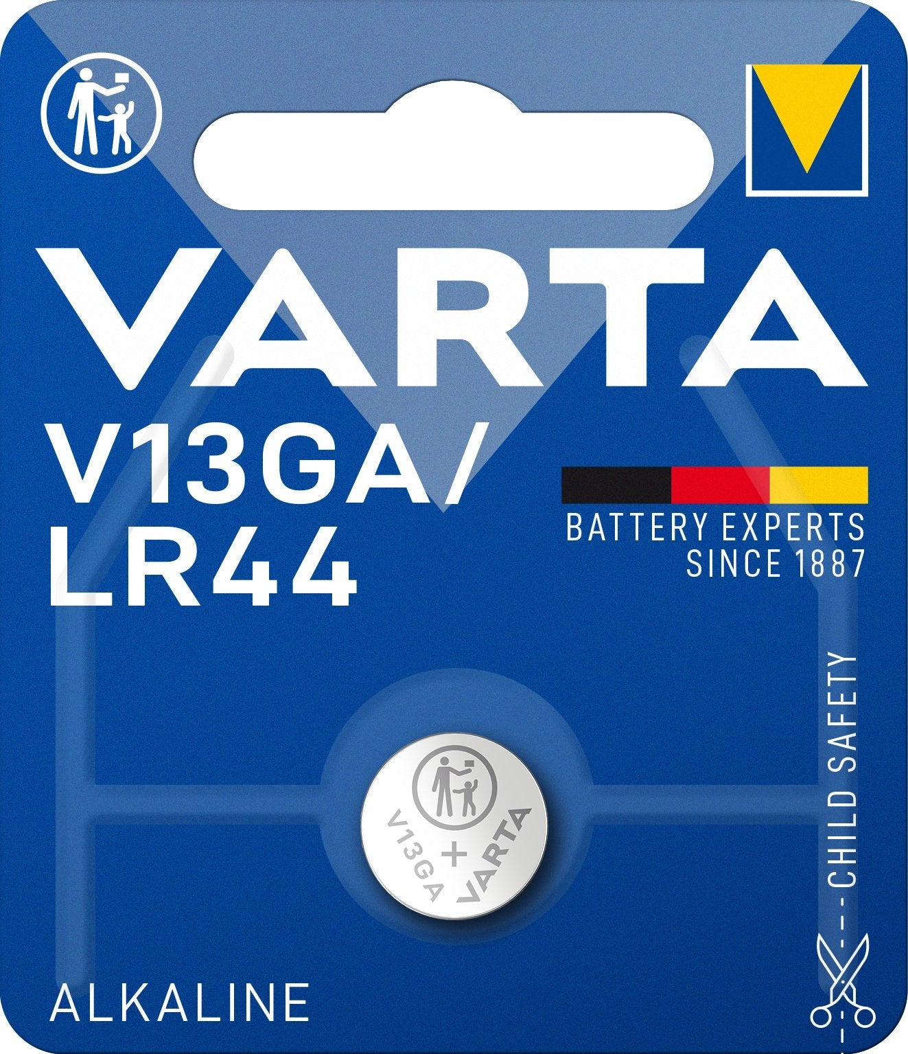 Pila Varta Alcalina Boton V13ga Lr44 Blister 1