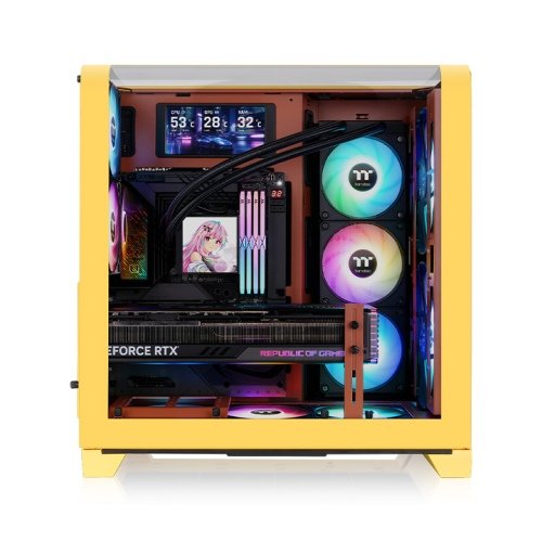 Thermaltake View 390 Air (Amarillo, Tempered Glass) Ca-11f-00mmwn-00