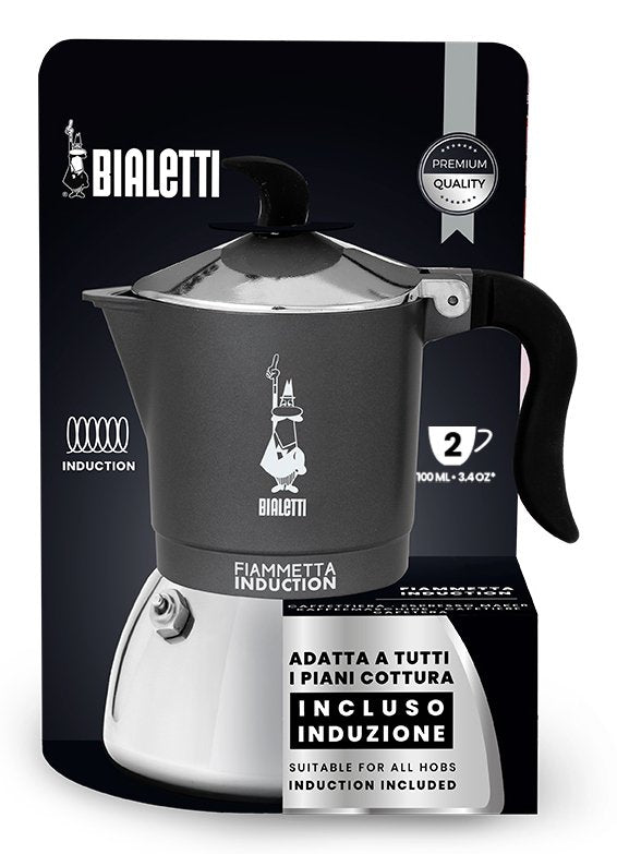 EAN 8006363036924 - Bialetti Fiammetta Induction Cafetera italiana 0,13 L Gris, Plata imagen 4