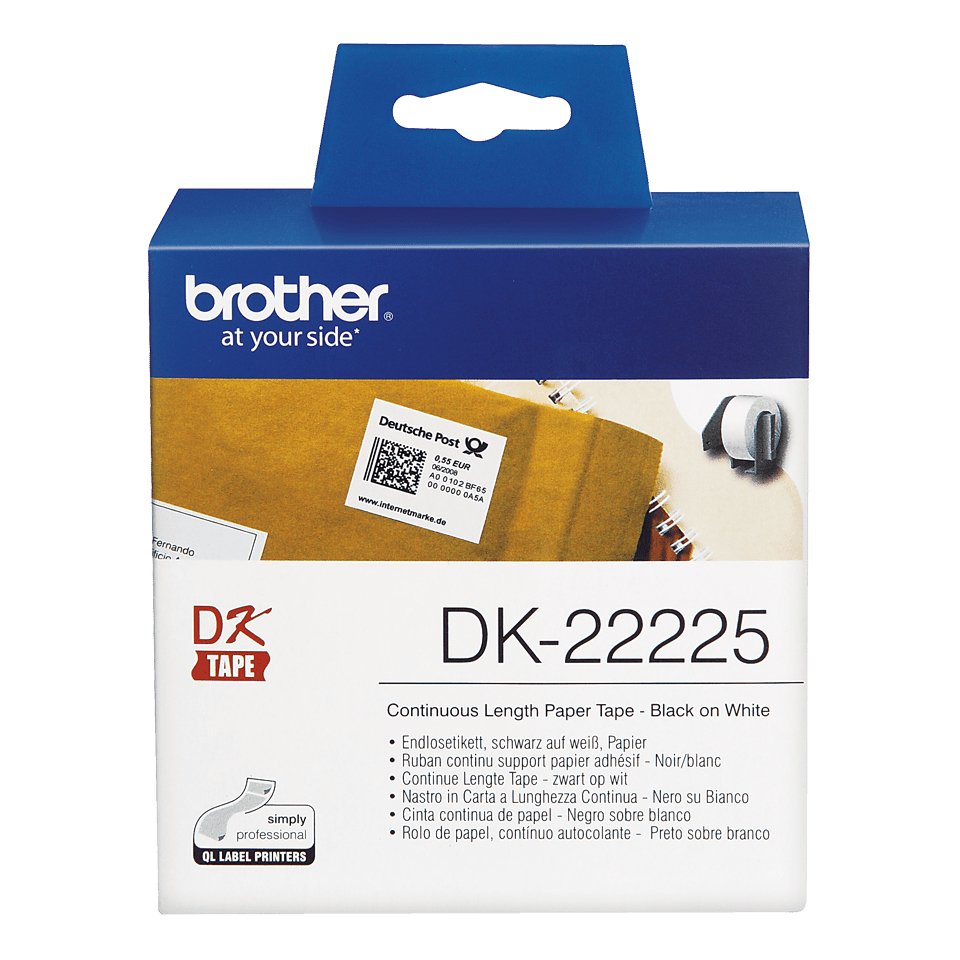 Rollo De Papel Continuo Original Brother Dk-22225
