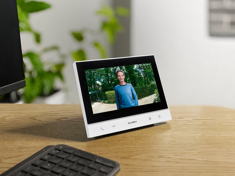 Doorbird A1103t, 17,8 Cm (7"), Ips, 1024 X 600 Pixel, Kapazitiv, Blanco, Negro, Schnelles Ethernet