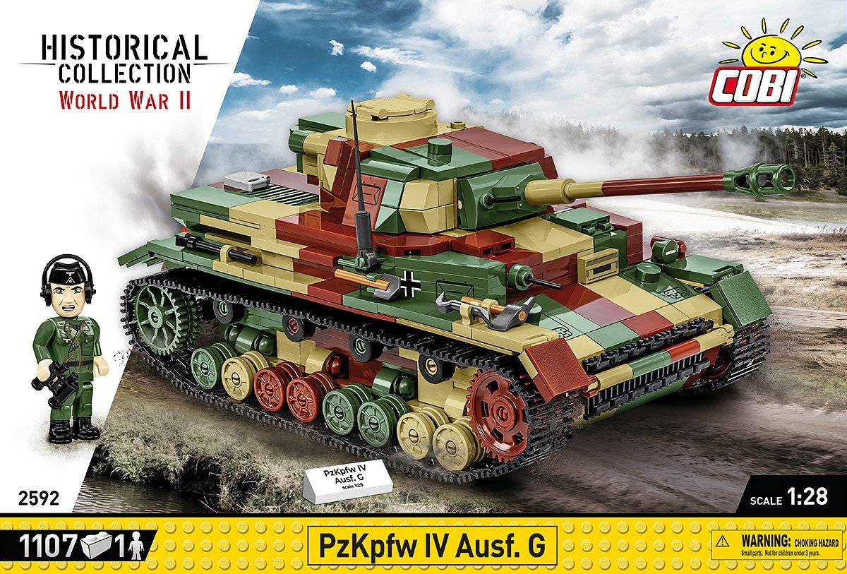 Cobi Blocks Wwii Pzkpfw  Iv Ausf.G 1107 Blocks