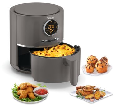 EAN 3045387246358 - Tefal Ultra Fry Digital EY111B Sencillo 4,2 L 1400 W Freidora de aire caliente Gris imagen 3