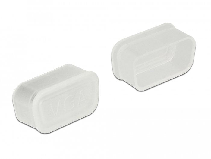 Delock Staubschutz Für Vga Und D-Sub9 D-Sub15 Buchse 10 Stück Transparent