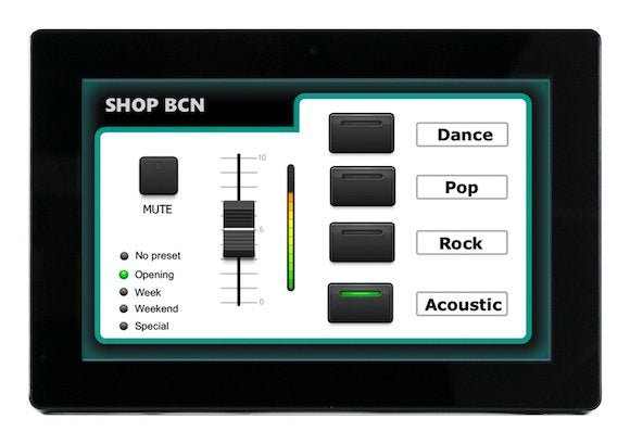 EAN 8435071307345 - ECLER CWPNETTOUCH pantalla para sala de reuniones 25,6 cm (10.1") 1280 x 800 Pixeles IPS Negro imagen 2