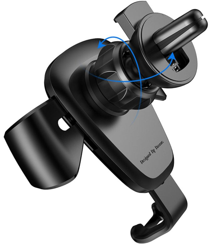 Soporte Smartphone De Gravedad Para La Rejilla De Ventilación Baseus Suyl-01 (Negro)