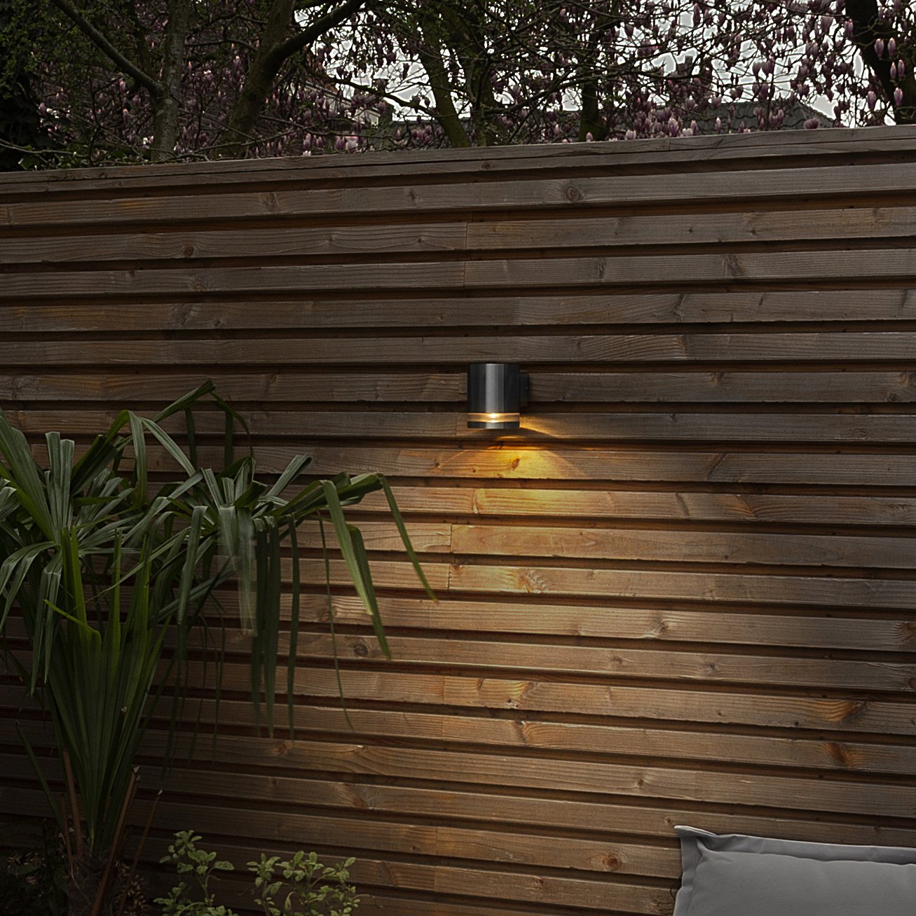 Ranex Luz Solar De Pared Led Plata