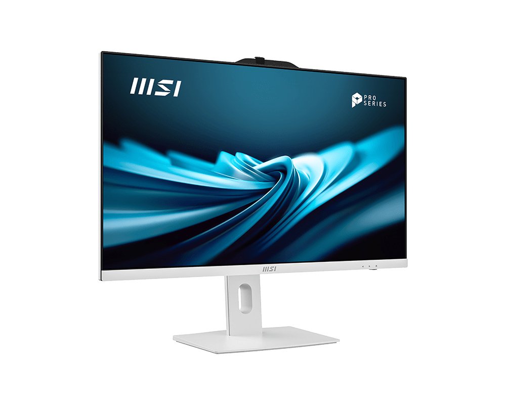 Monoblock Pc Msi Pro Ap272p 14m Business All In One Cpu Intel Core I5 I5-14400 2500 Mhz Screen 27" Ram 16gb Ddr4 3200 Mhz Ssd 512gb Graphics Card Intel Uhd Graphics Integrated Windows 11 Pro Colour White Proap272p14m-639eu