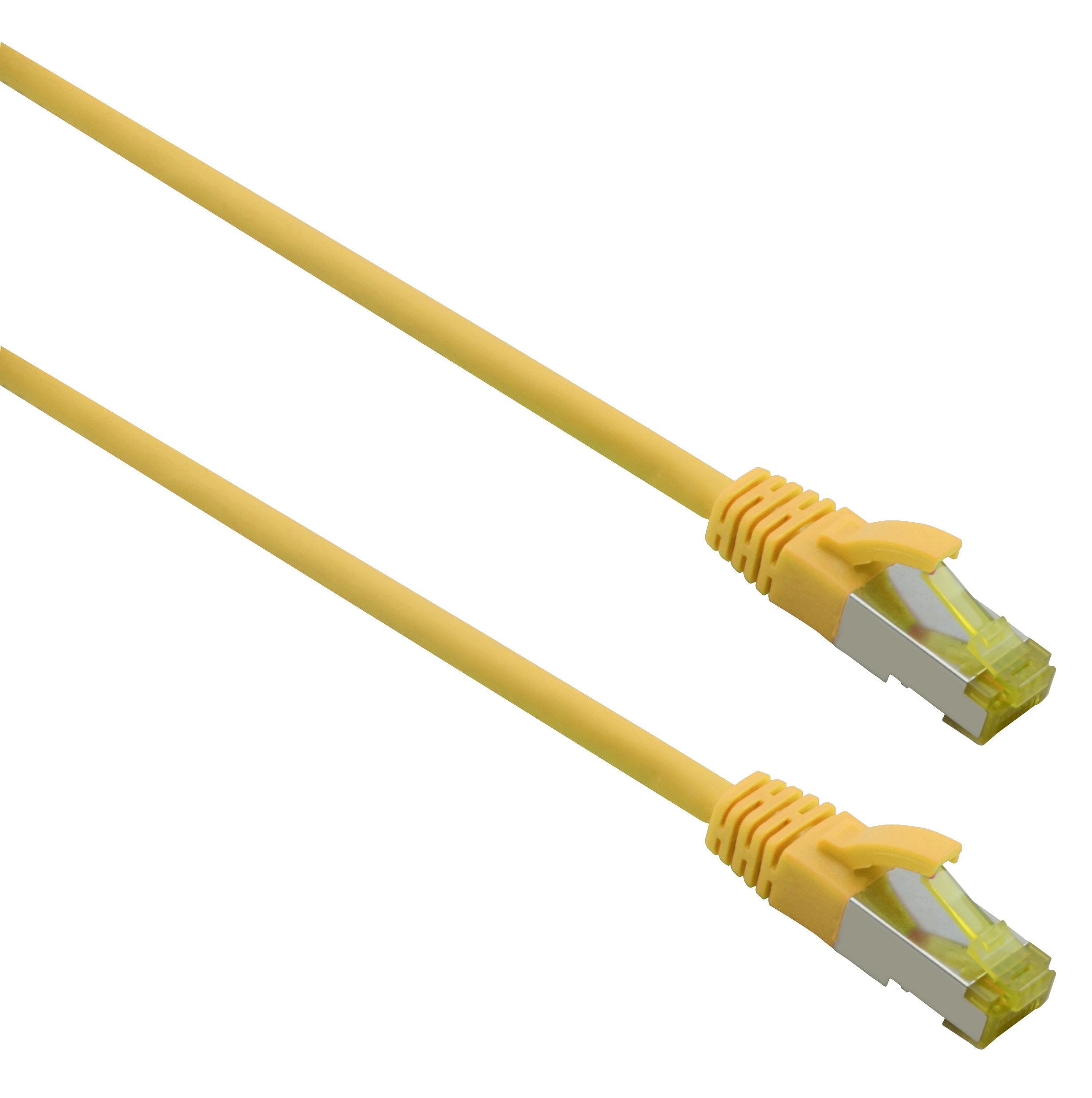 Helos Ultra Flex Cable De Red S/Ftp Cat 6a Tpe Amarillo 25,0m