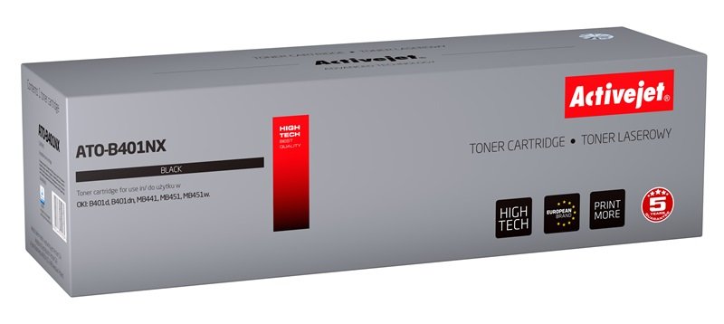 EAN 5901443019039 - Activejet ATO-B401NX cartucho de tóner 1 pieza(s) Compatible imagen 1