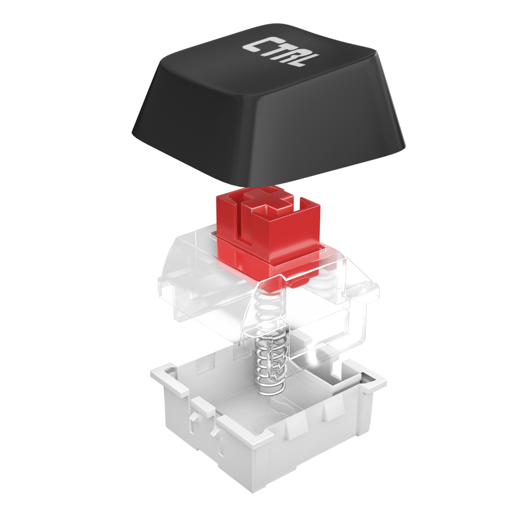 Teclado Gaming Mecánico Mars Gaming Mkxtklres Switch Rojo