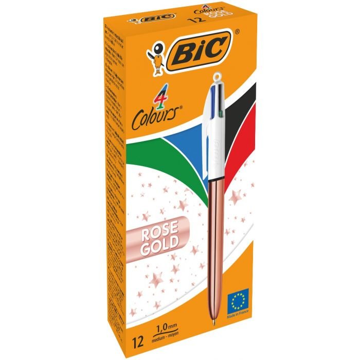 EAN 3086123651739 - BIC 504894 bolígrafo Negro, Azul, Verde, Rojo Bolígrafo multifunción Medio 12 pieza(s) imagen 1