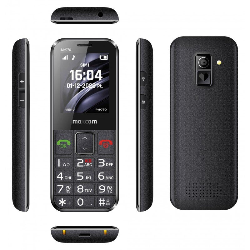 EAN 5908235975597 - MaxCom MM730 teléfono móvil 5,59 cm (2.2") Negro Teléfono para personas mayores imagen 3