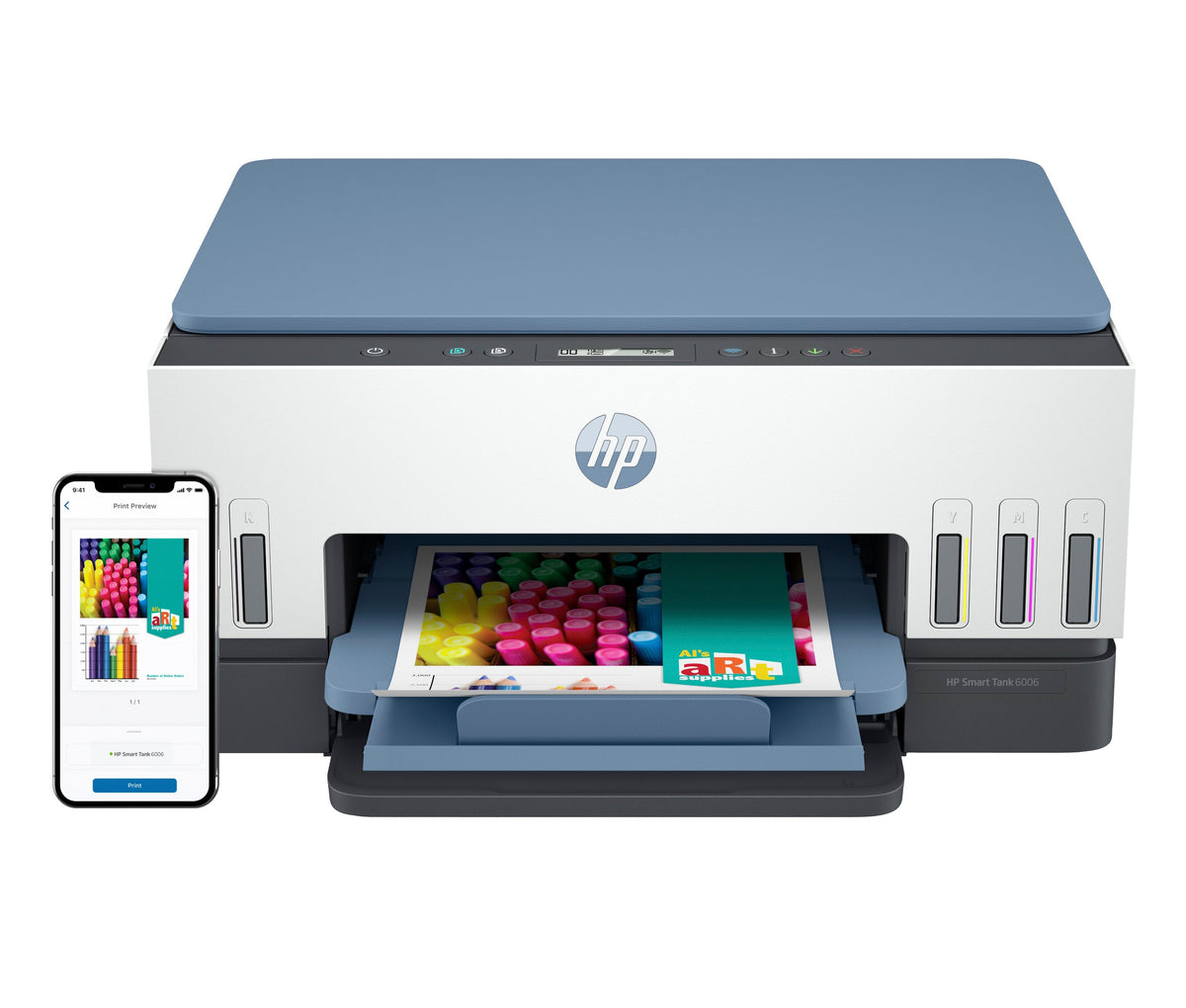 EAN 0199251237119 - HP Smart Tank 6006 All in One Printer Inyección de tinta térmica A4 4800 x 1200 DPI 12 ppm Wifi imagen 1