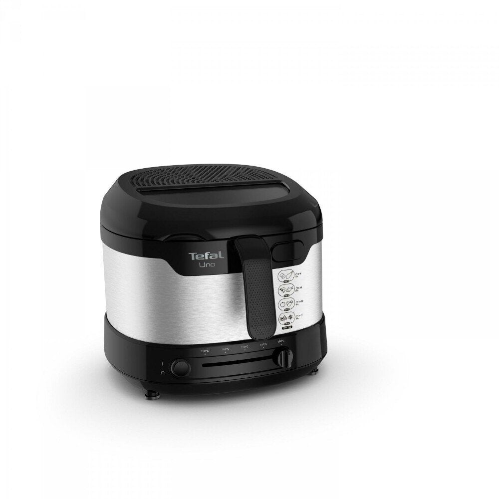 EAN 3045386381807 - Tefal Uno FF215D Sencillo 1,8 L Independiente 1600 W Freidora Negro, Acero inoxidable imagen 4