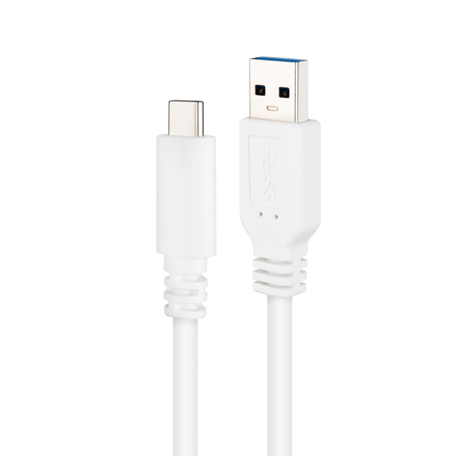 Nanocable Cable Usb 3.1 Gen2 10gbps 3a Usb-C/M-A/M - 0.5m - Blanco