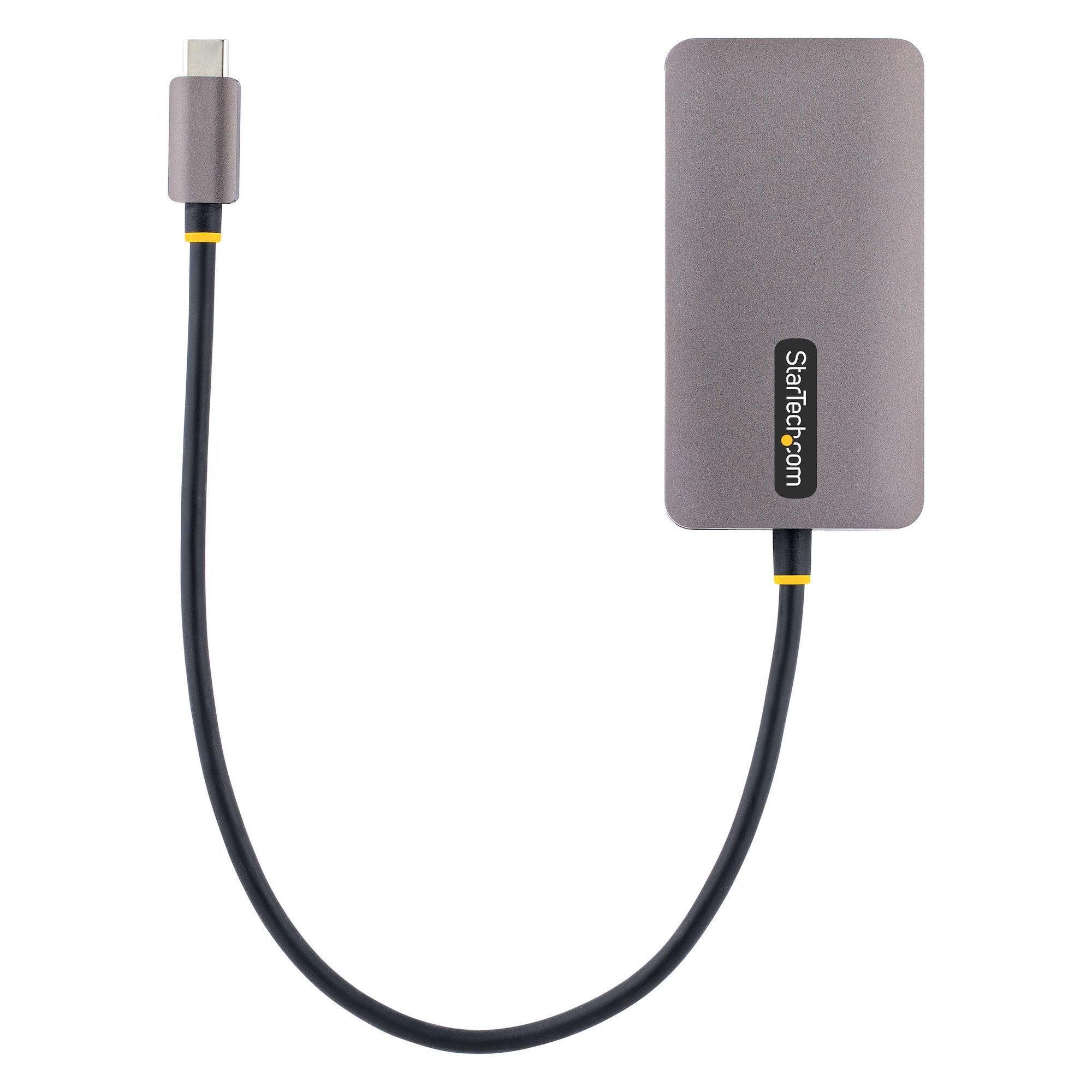 EAN 0065030895583 - StarTech.com 118-USBC-HDMI-VGADVI Adaptador gráfico USB 3840 x 2160 Pixeles Gris imagen 5
