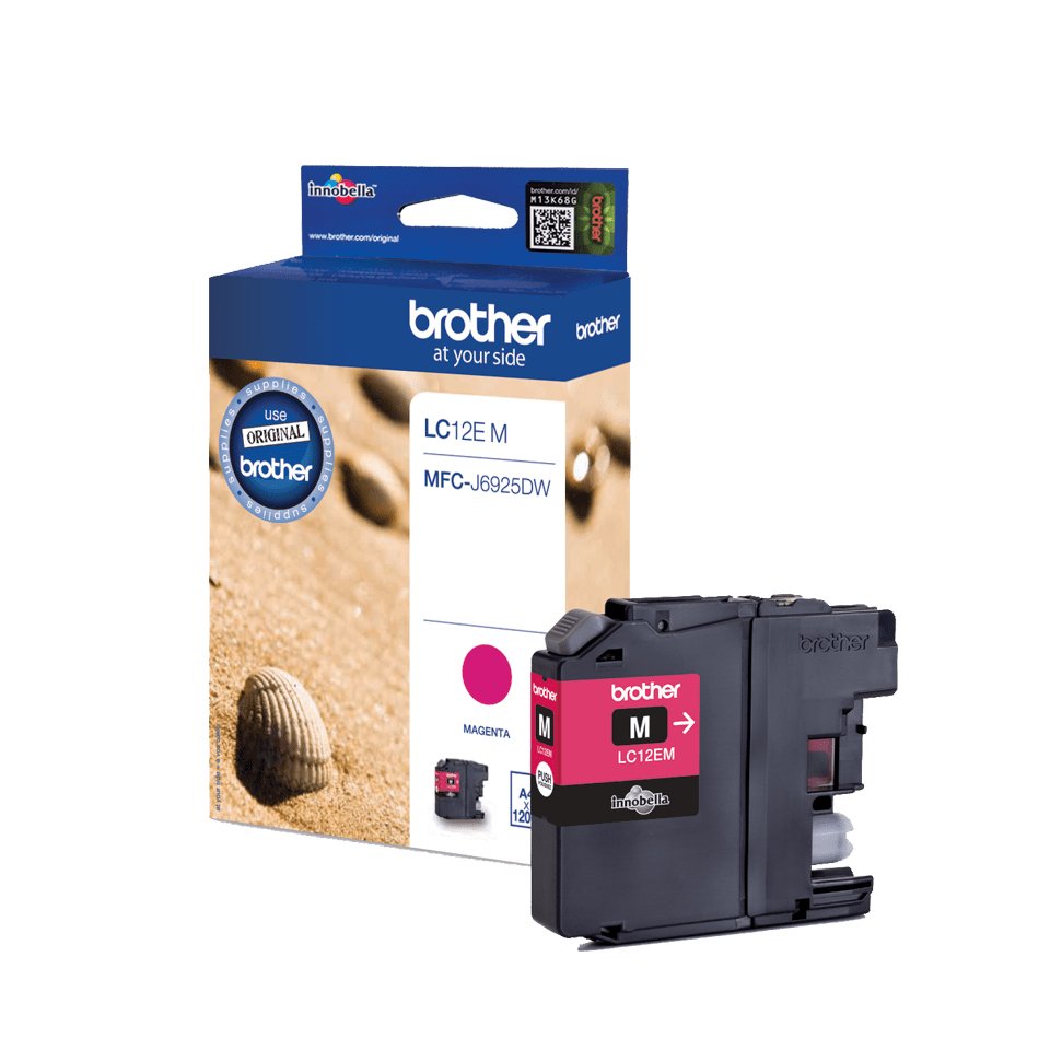 EAN 4977766748445 - Brother LC12EM cartucho de tinta 1 pieza(s) Original Magenta imagen 3