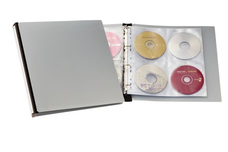 Durable Cd Dvd Alhm 96 Ringhch Para 96 Cds Dvds Negro