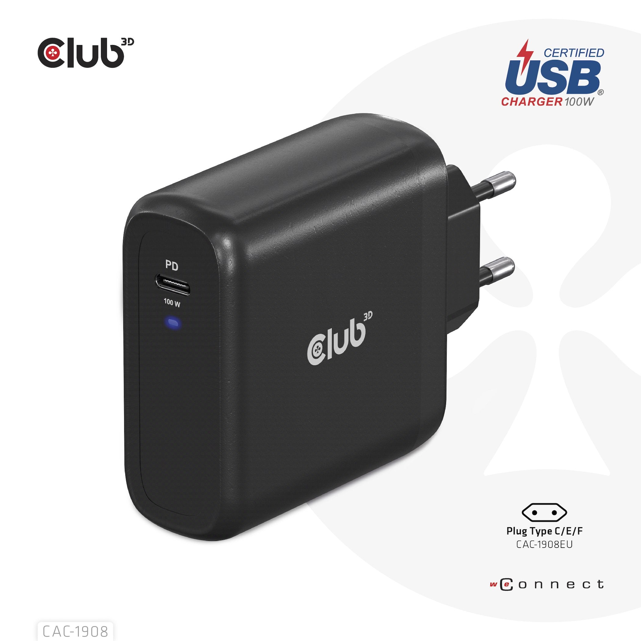 EAN 8719214472337 - CLUB3D CAC-1908 cargador de dispositivo móvil Mando para videojuegos, Ordenador portátil, Teléfono móvil, imagen 9