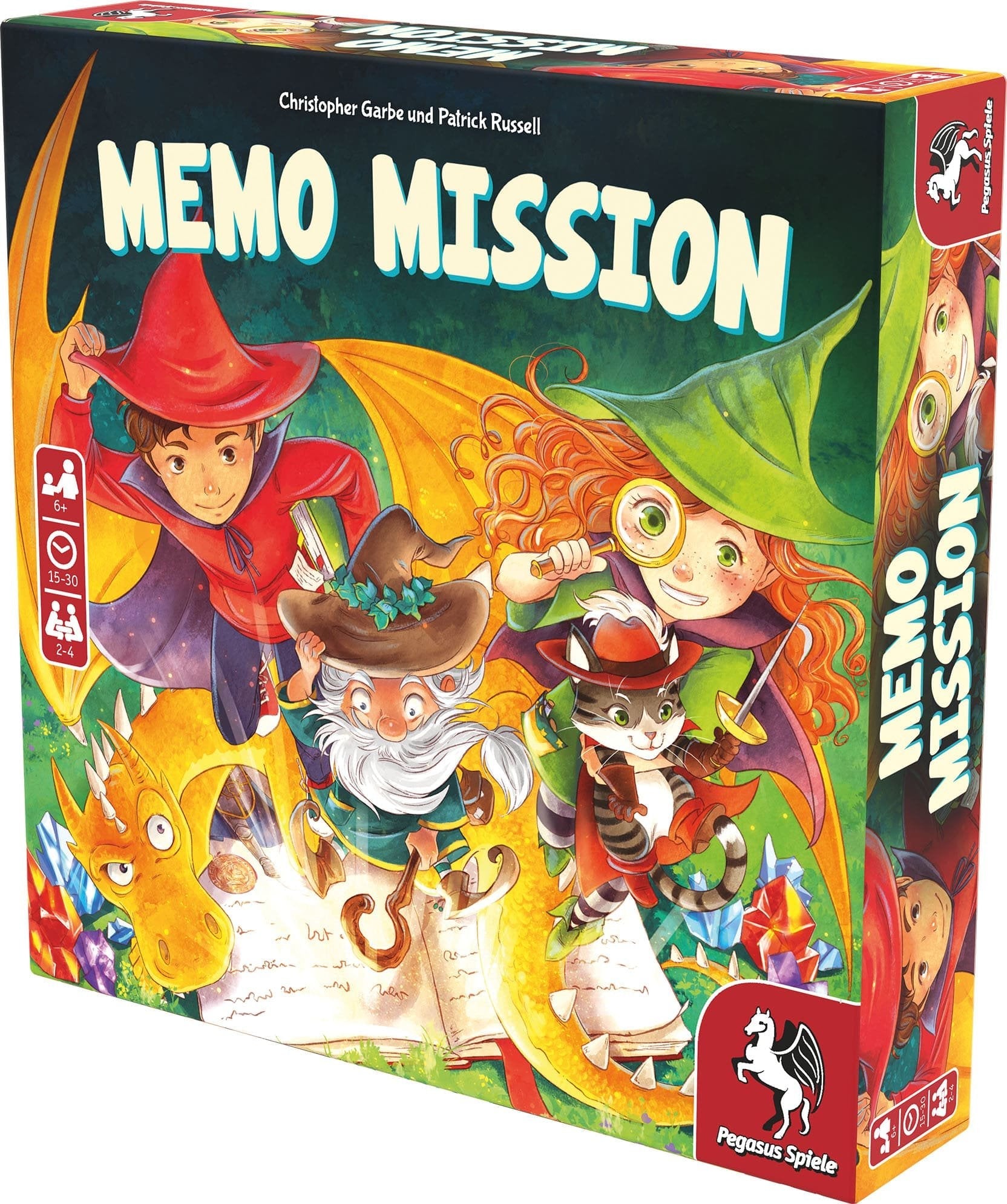 Pegasus Memo Mission, Juego De Mesa 66029g