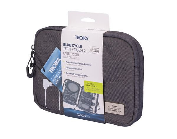 Troika Bolsa Para Cables Blue Cycle Tech Pouch 2
