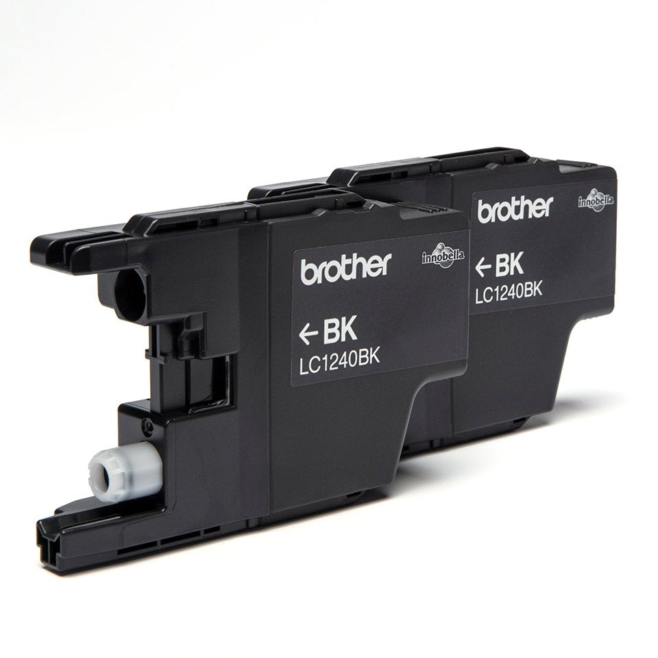 Brother Tinta Lc-1240bk Black Twinpack 2x Black, Blister