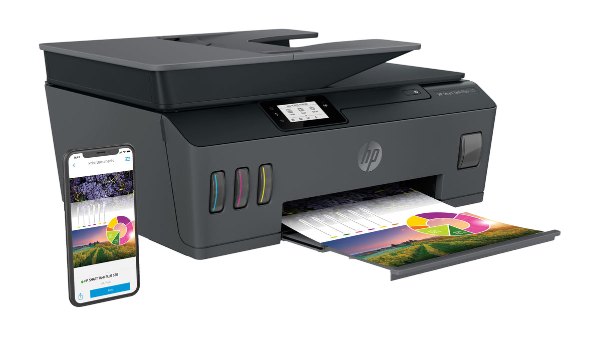 EAN 0193424413348 - HP Smart Tank Plus 570 Wireless All-in-One Inyección de tinta térmica A4 4800 x 1200 DPI 11 ppm imagen 5