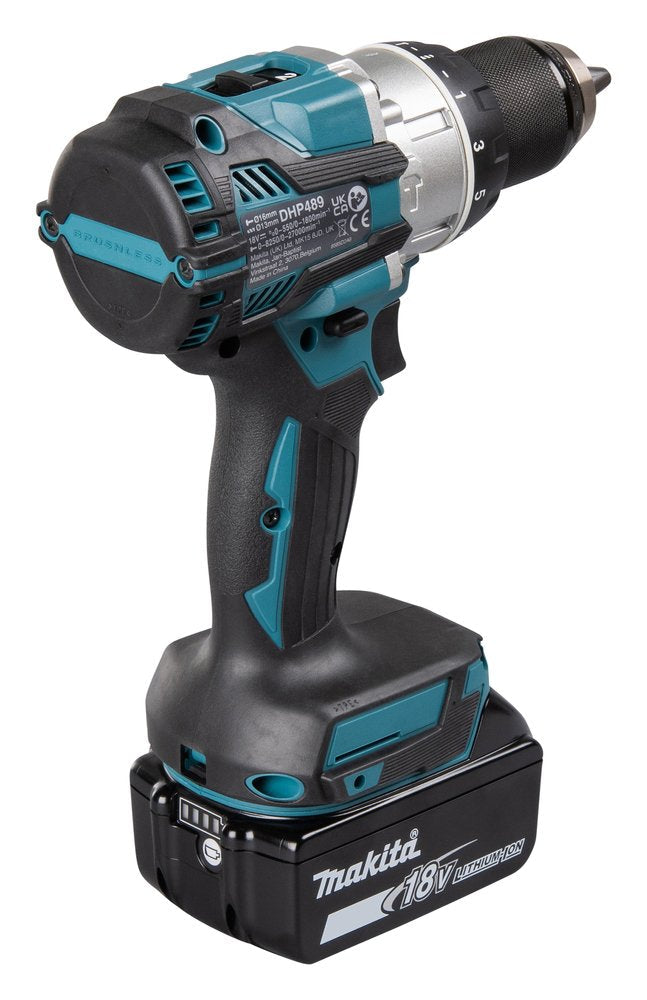 Taladro Makita Dhp489rtj De Impacto Inalámbrico