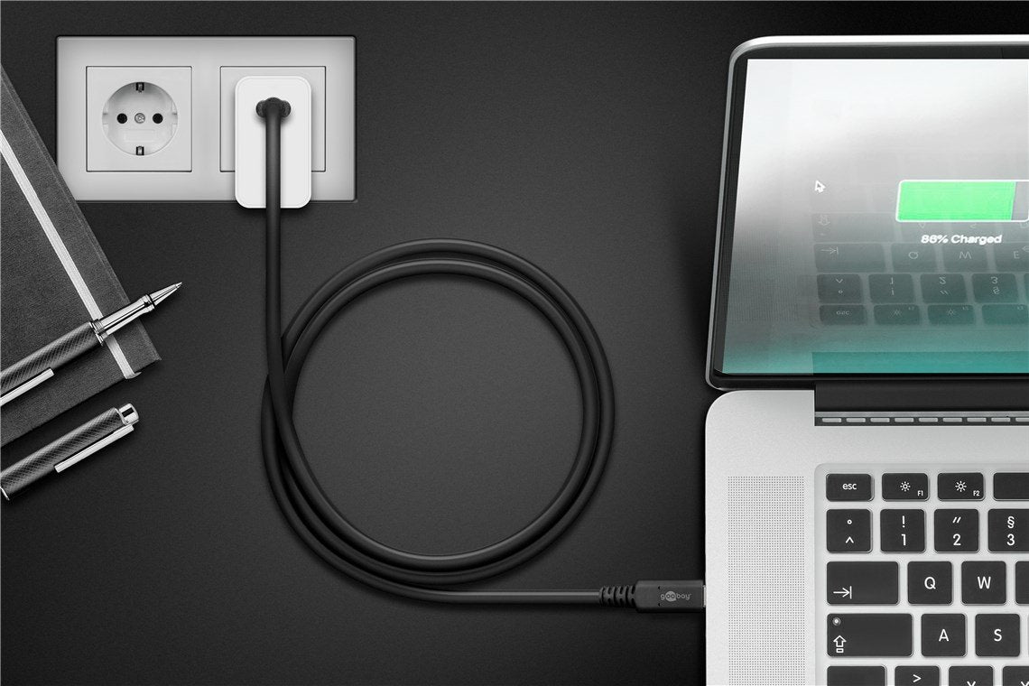 Goobay Usb4 Gen 3x2 Cable, Usb-C Stecker > Usb-C Stecker, Koaxialcable 60196