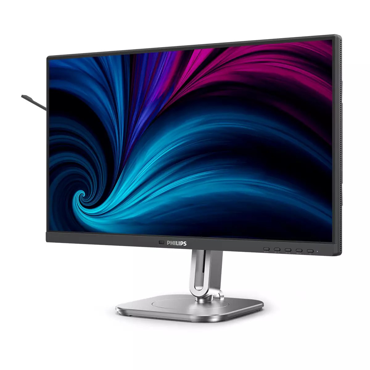 Philips 24b2u4301 4000 Series Monitor Led 24" (23.8" Visible) 1920 X 1080 Full Hd (1080p) @ 120 Hz Ips 300 Cd/M² 1500:1 4 Ms Hdmi Displayport Usb-C Altavoces Plata Carbón
