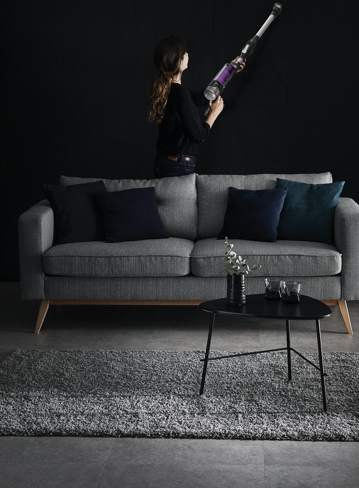 EAN 3221616048010 - Rowenta RH2037 Aspiradora escoba 2 en 1 Batería Secar Sin bolsa 0,4 L 250 W Negro, Púrpura imagen 12