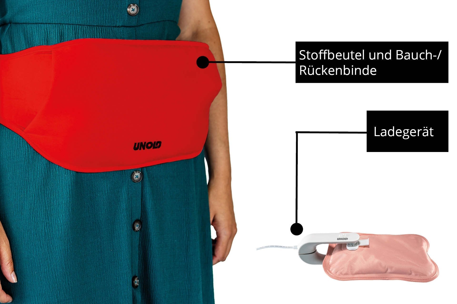 Unold Bolsa De Agua Caliente Eléctrica Wärmi, Almohadilla Térmica 86013