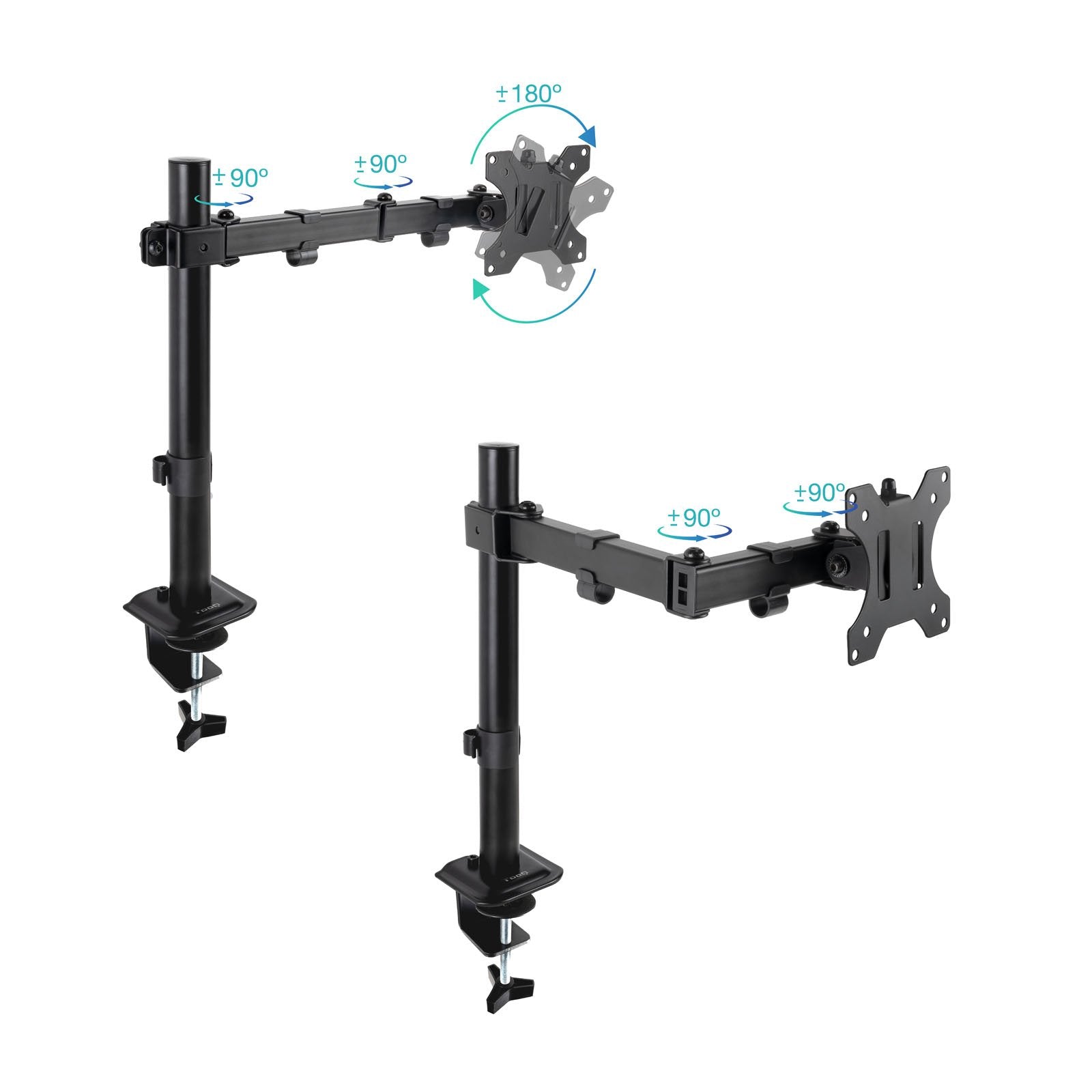 EAN 8433281014367 - TooQ DB1801TN-B soporte para monitor 81,3 cm (32") Escritorio imagen 2