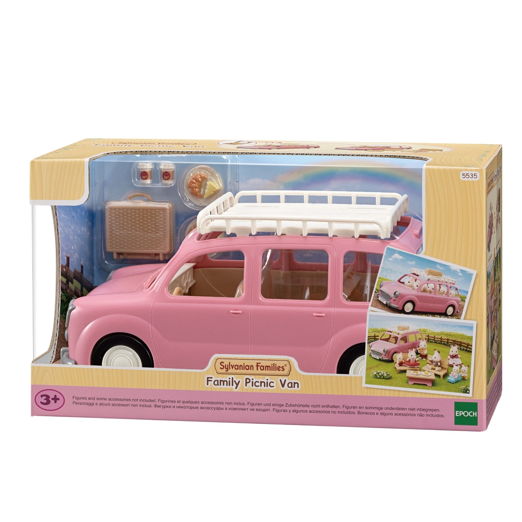 Epoch Sylvanian Families - Familienauto Con Picknickzubehör 5535