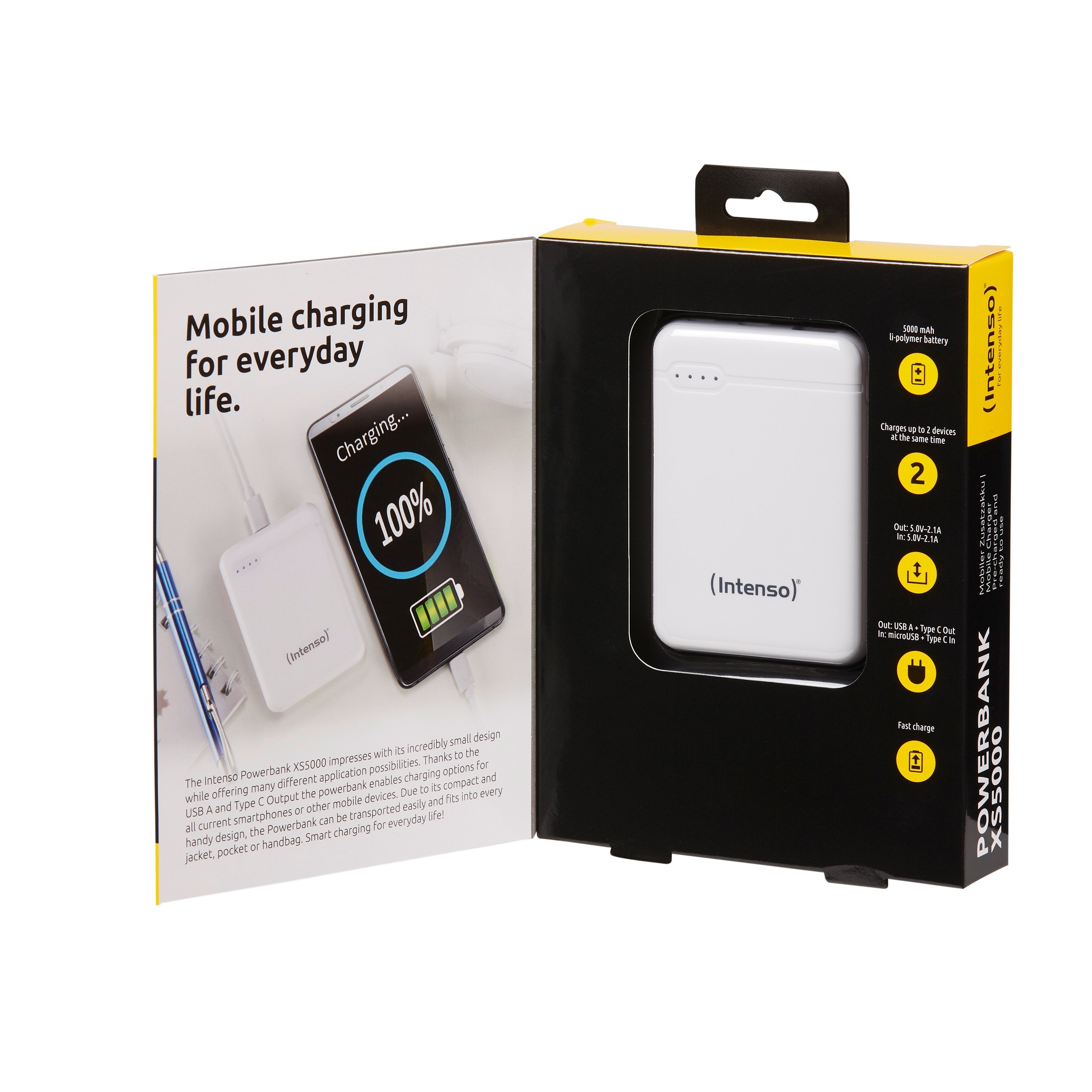 Intenso Xs5000 Powerbank 5000mah Blanco 7313522