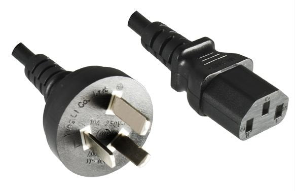 Microconnect Pe150418 Cable De Transmisión Negro 1,8 M Enchufe Tipo I C13 Acoplador
