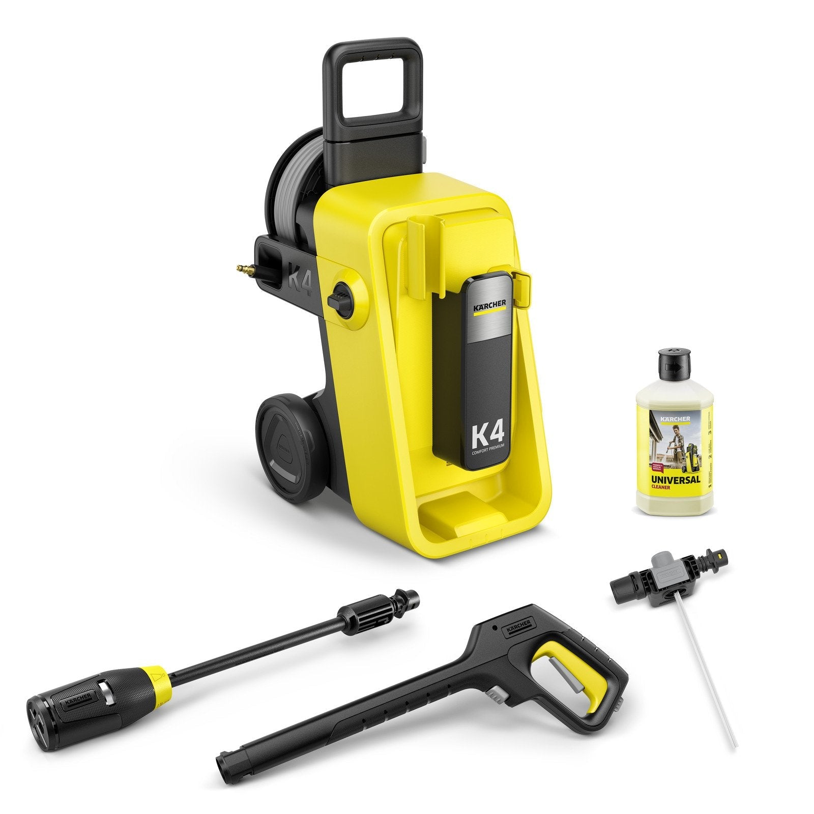 Hidrolimpiadora Kärcher K 4 Comfort Premium Limpiadora De Alta Presión Vertical Eléctrico 420 L/H Amarillo