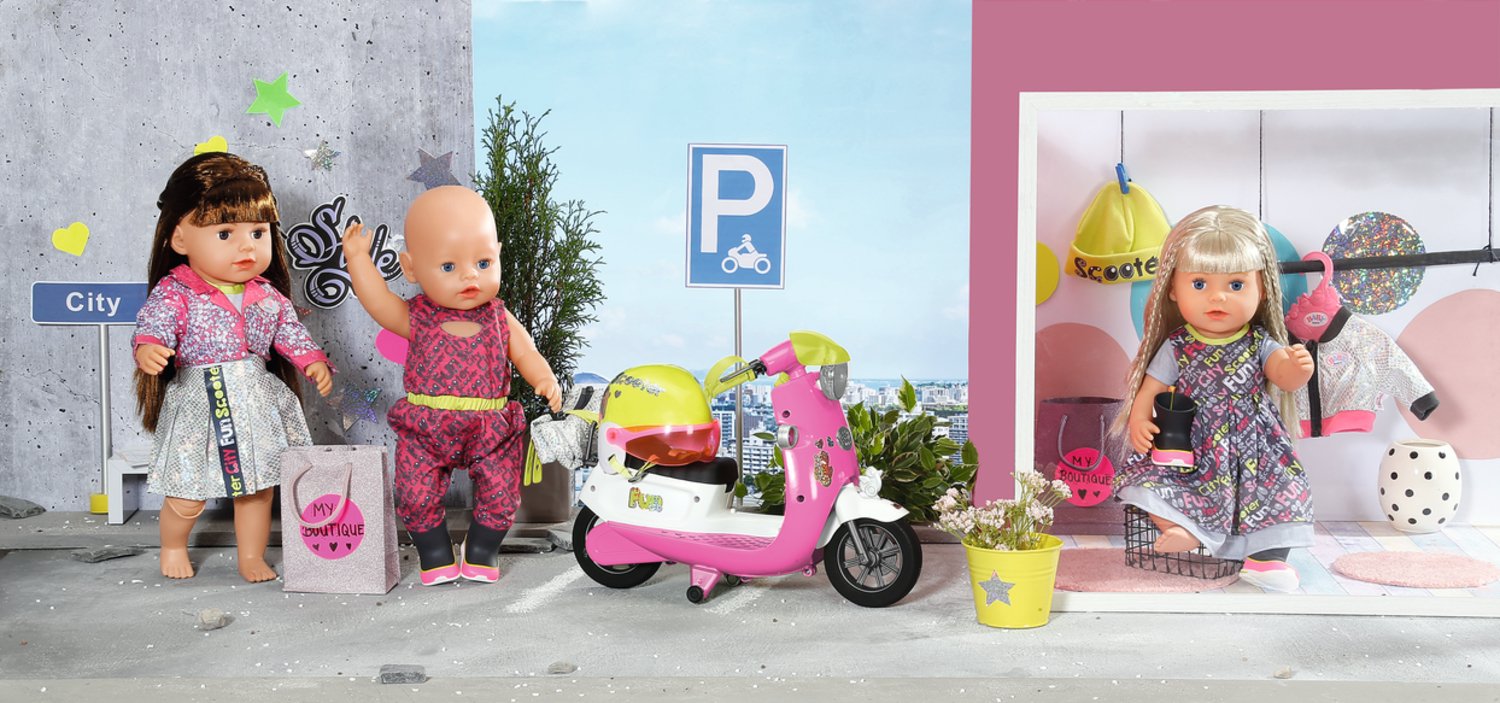 EAN 4001167830215 - BABY born City Deluxe Scooter Combo Scooter de muñeca imagen 19