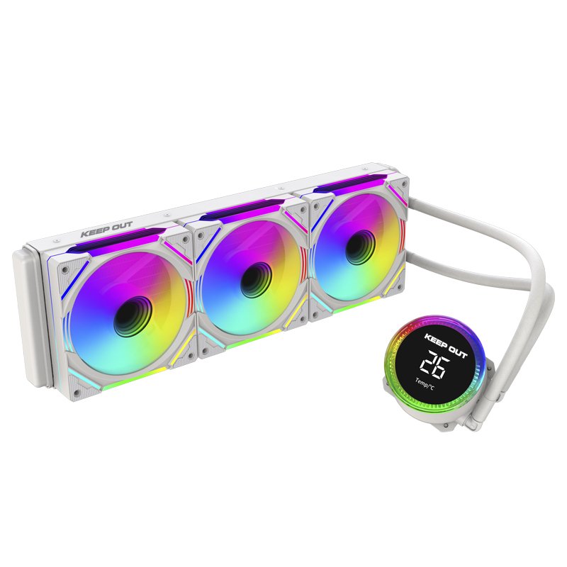 Refrigeracion Liquida Xwc-360 Pro Argb Blanco Keepout Argb/ Intel (Lga115x/1200/1700/1366/2011/2066) Y Amd (Am5/Am4).