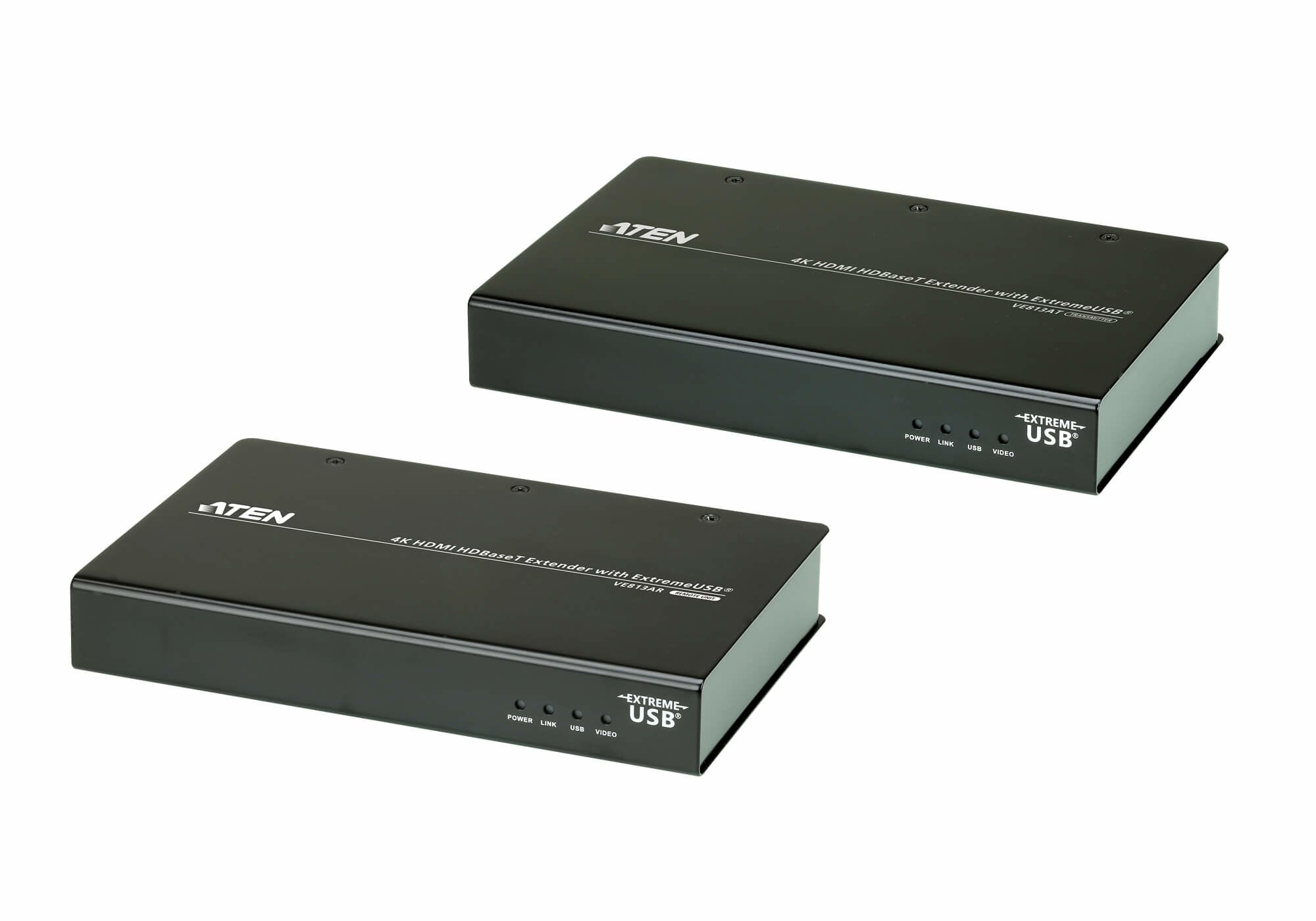 EAN 4719264645112 - ATEN VE813A-AT-G extensor audio/video Transmisor y receptor de señales AV Negro imagen 1