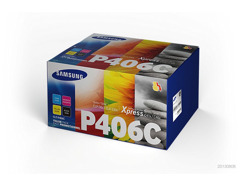 EAN 8806085816107 - Samsung CLT-P406C cartucho de tóner 4 pieza(s) Original Negro, Azul, Magenta, Amarillo imagen 3