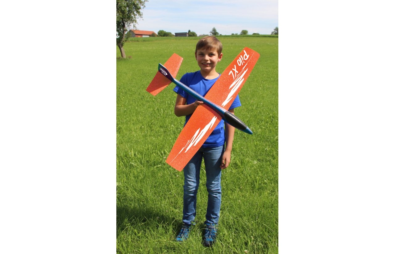 Jamara Avión Planeador De Juguete Pilo Xl Espuma Naranja 8+