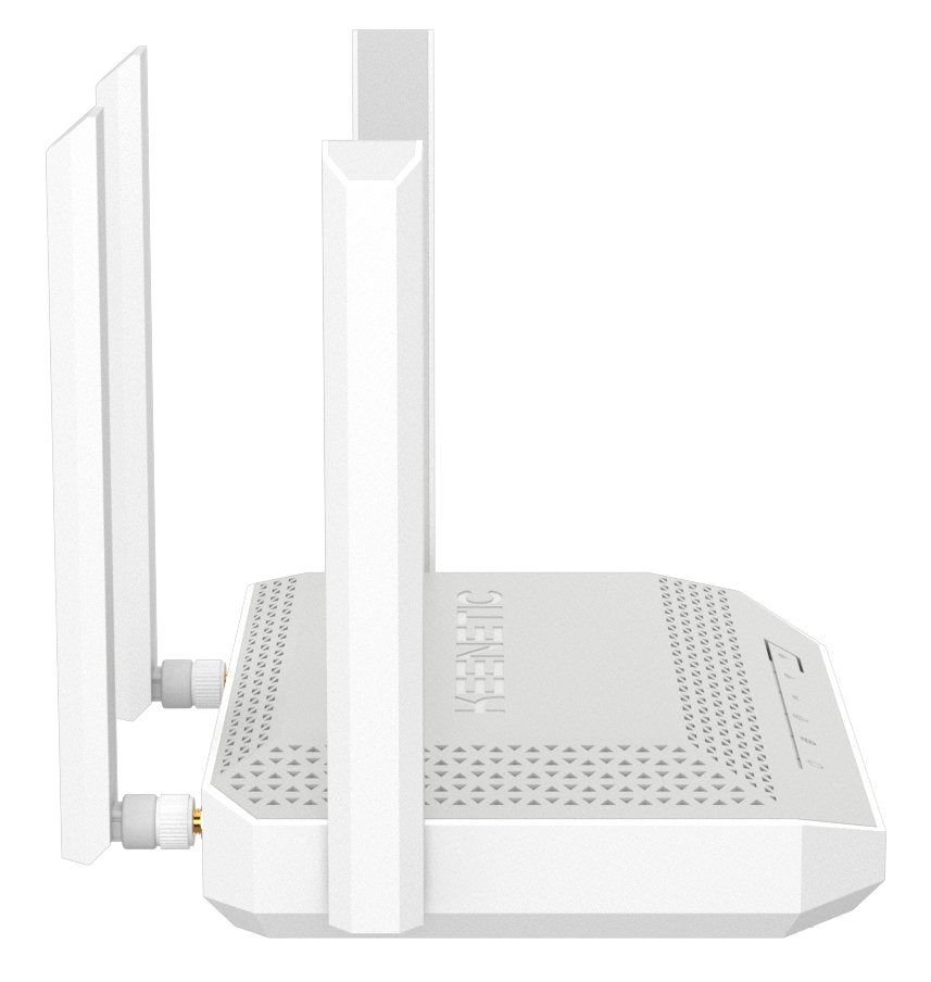 Router Keenetic Hero 4g+ (Kn-2312) Inalámbrico Gigabit Ethernet Doble Banda (2,4 Ghz / 5 Ghz) Gris, Blanco