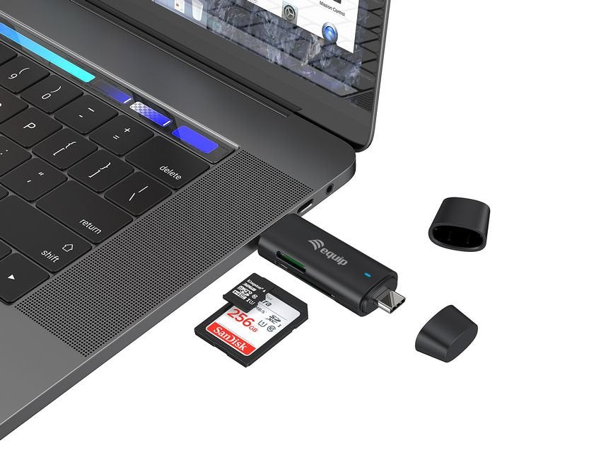 Equip Dual Connector Usb-C -A Sd Micro Sd 5gbps