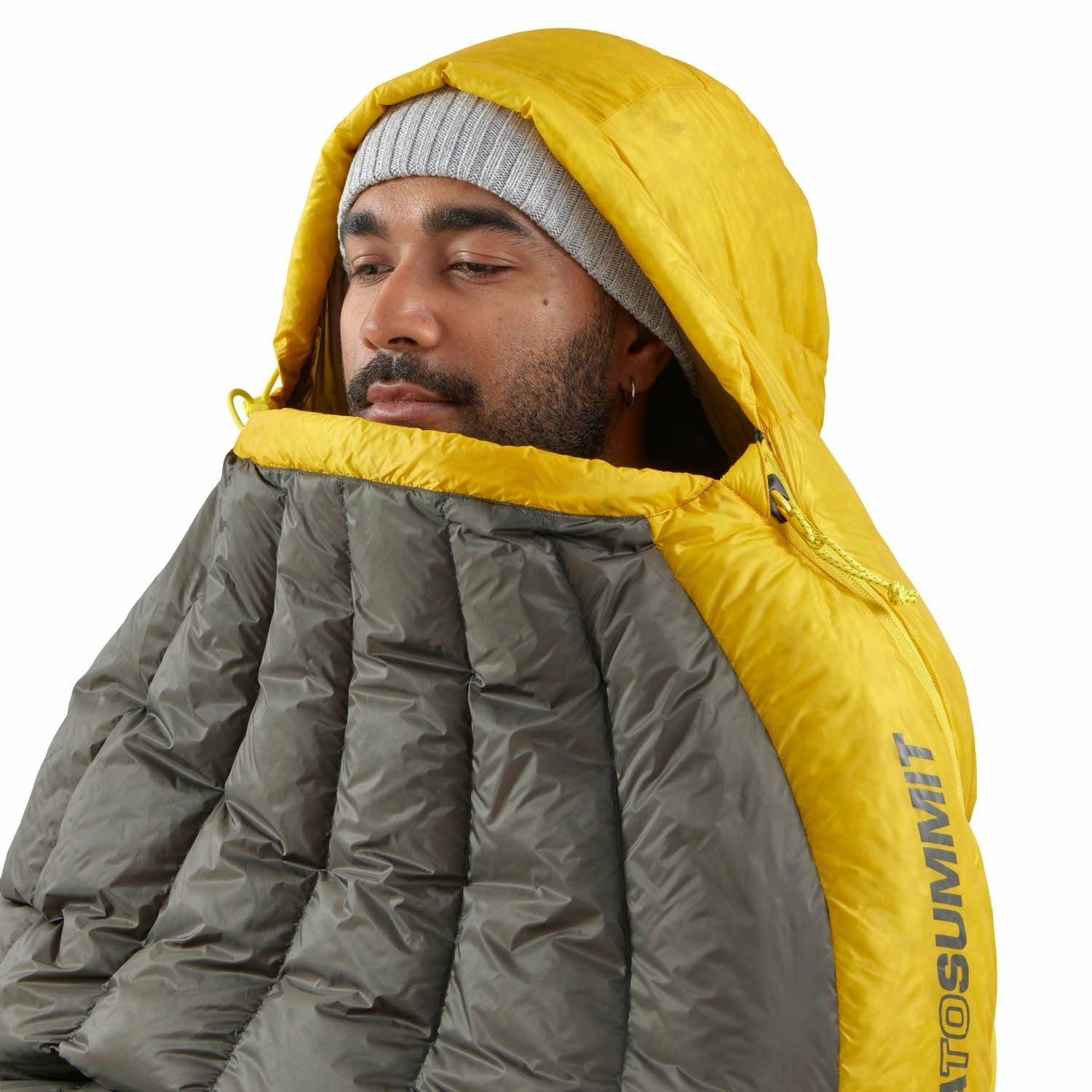 Saco De Dormir Tipo Momia Sea To Summit Spark Gris Y Amarillo