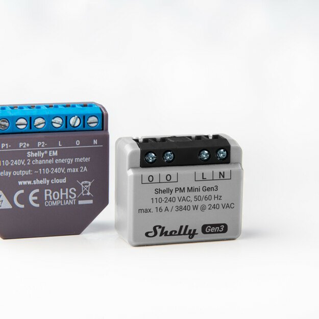 EAN 3800235261613 - Shelly PM Mini Gen3 Interruptor inteligente 1P Gris imagen 3