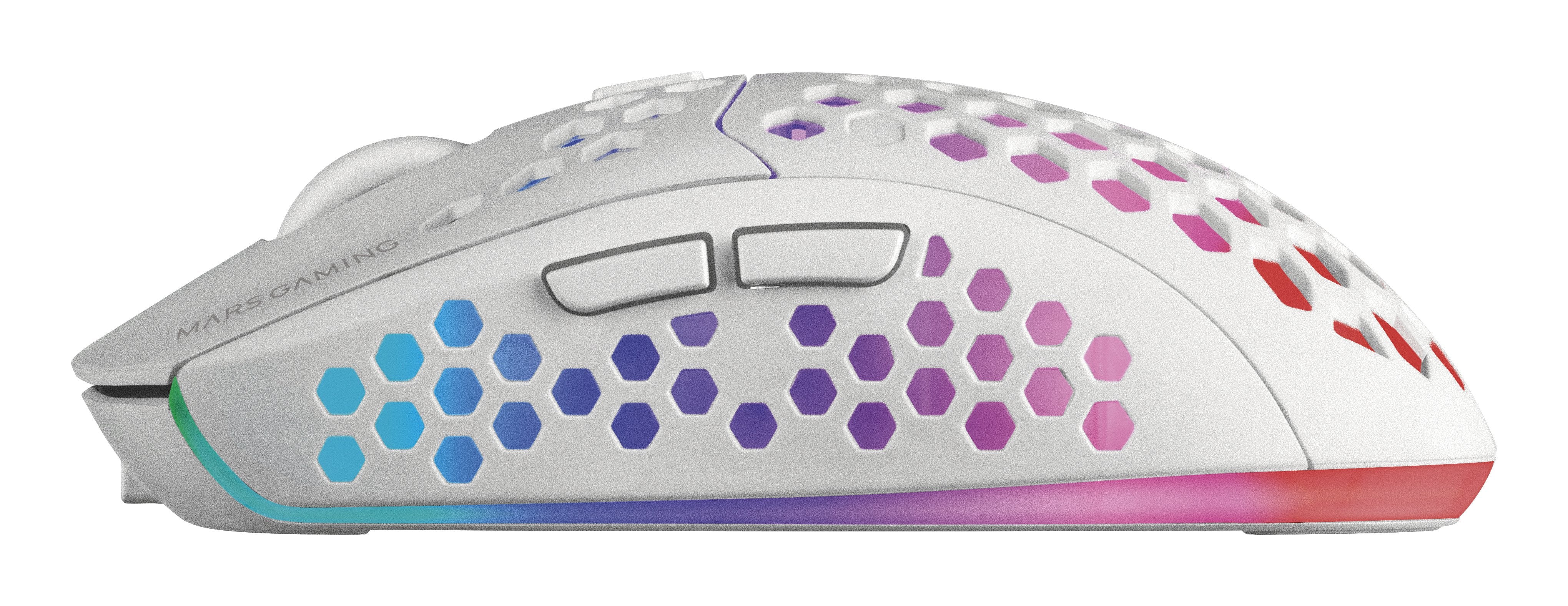 EAN 8435693111160 - Mars Gaming MCPWXWES teclado Ratón incluido Juego RF inalámbrica + USB QWERTY Español Blanco imagen 7